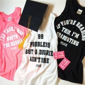 Victoria’s Secret Pink Graduation Tank Top